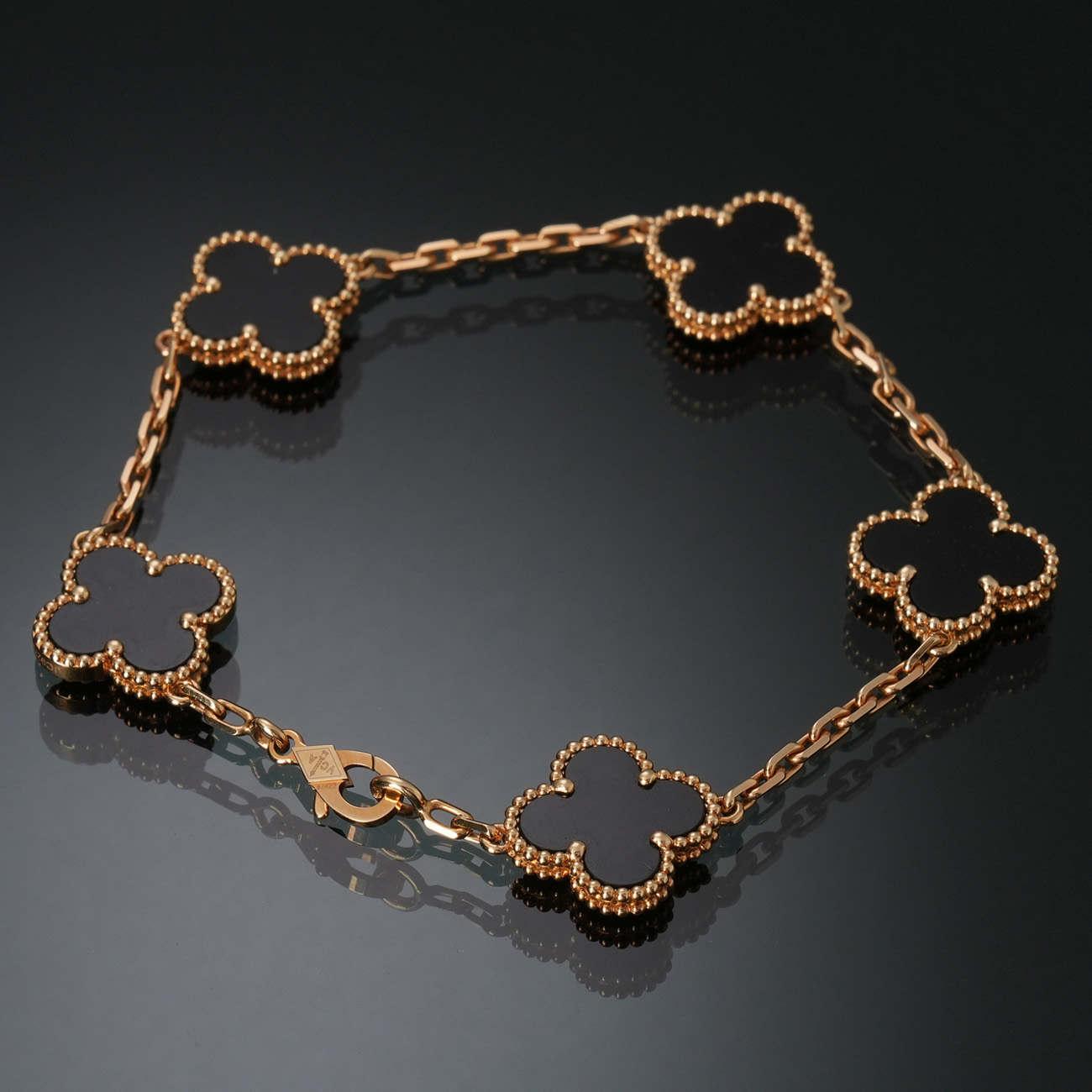 VAN CLEEF & ARPELS(USED)반클리프앤아펠 빈티지 알함브라 5모티브 브레이슬릿